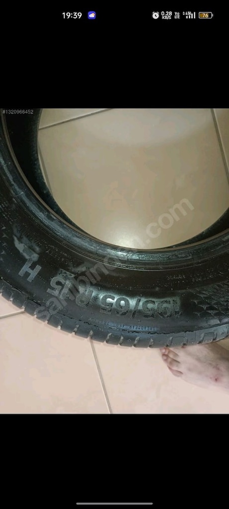 Continental 195/65/15 Yeni gibi - 2