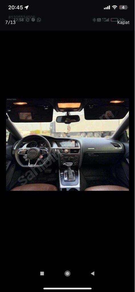 a5 coupe 2012 rs dönüşüm - 6