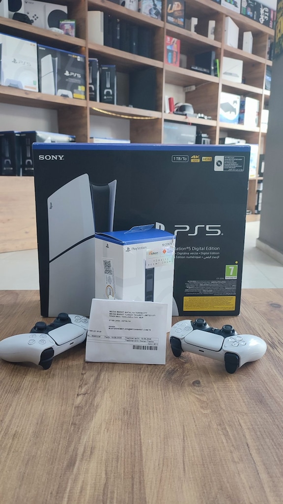 11 AY SONY BİLKOM TÜRKİYE GARANTİLİ PS5 SLİM 2KOL +ŞARZ İSTASYOUNU - 4