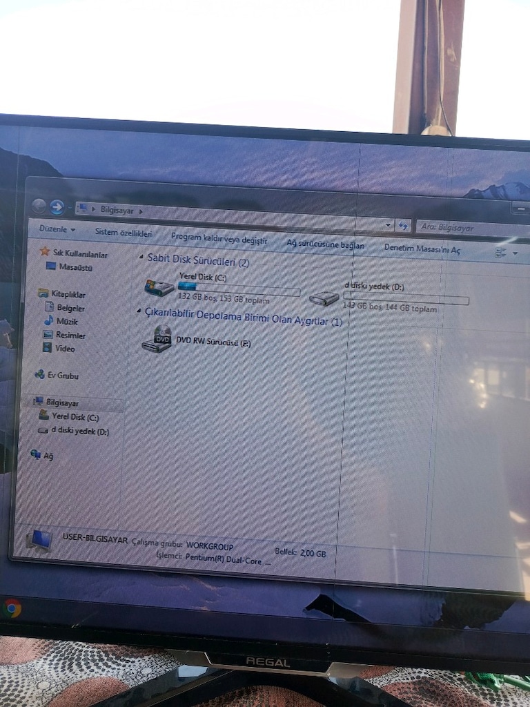 Bilgisayar kasası kılavye maus 320 CB harddisk. - 9