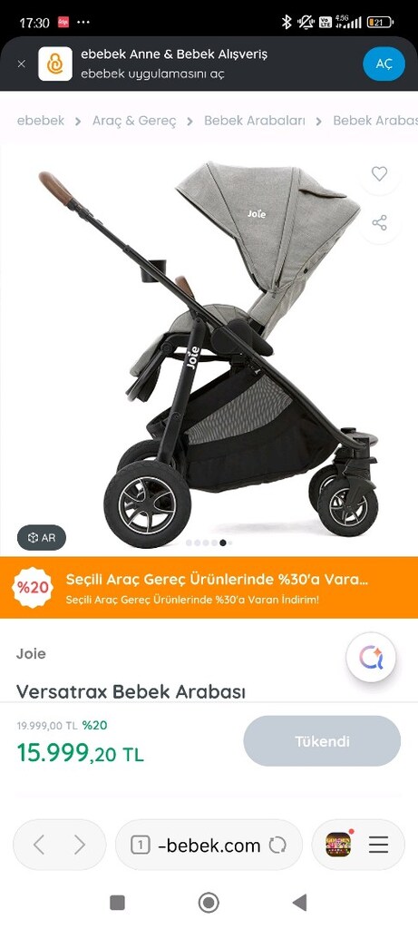 bebek arabası çift yönlü - 2