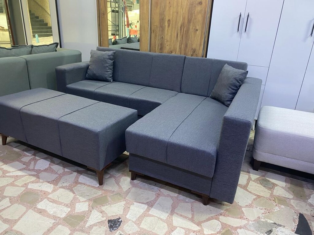MODERN MİNİ KÖŞE L YATAKLI SANDIKLI - 5