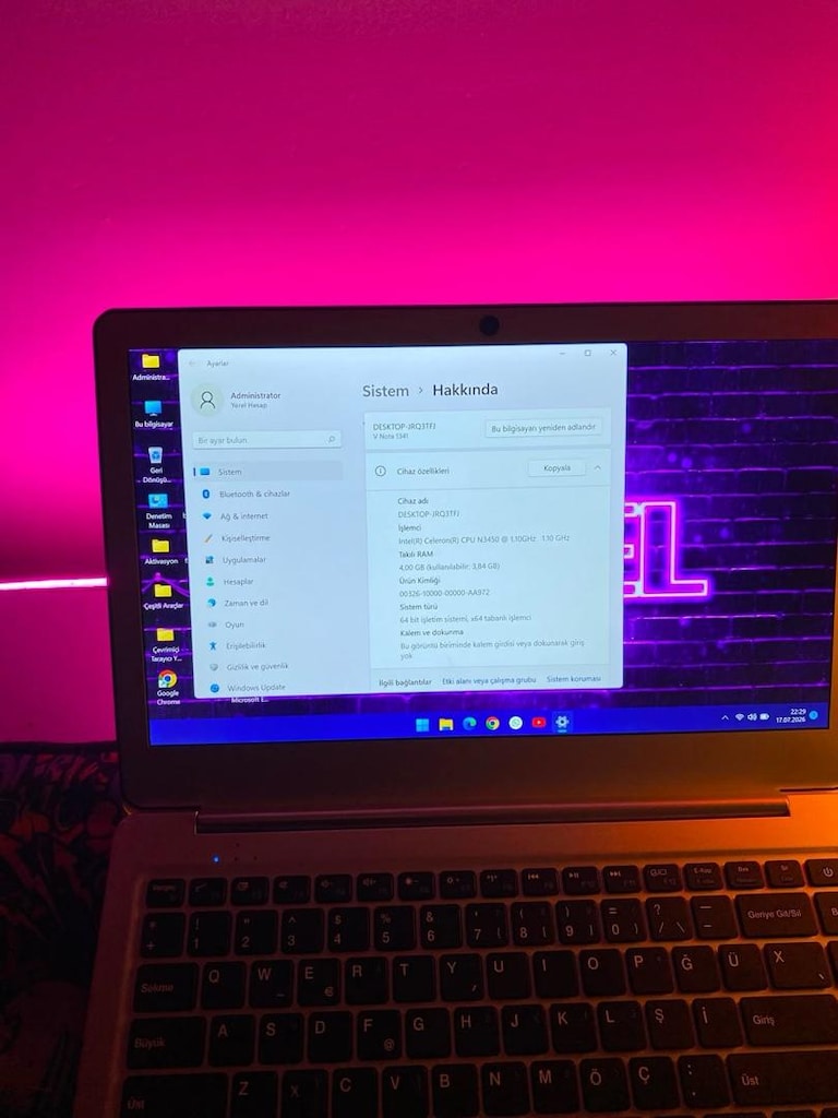 VESTEL LAPTOP 4-64- İNTEL İŞLEMCİ - 3