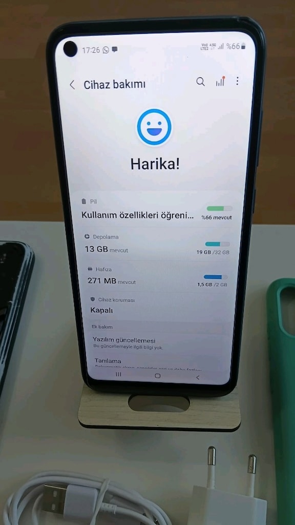 Samsung A 11 GB.. 32 Türkiye cihazı çift hatlı. orijinal cihaz .. - 4