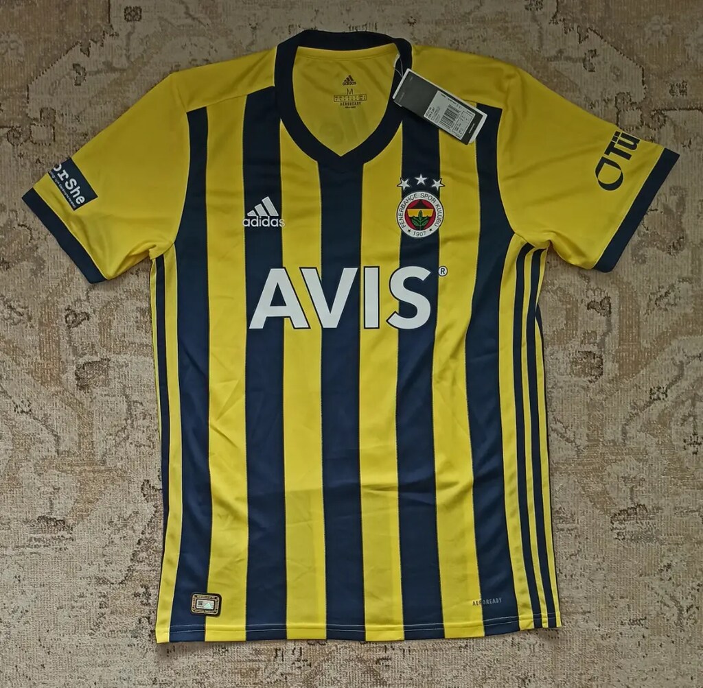 Maillot Fenerbahce Özil 2021 – Puma, Manches Courtes, Taille L (neuf, Défaut Léger)