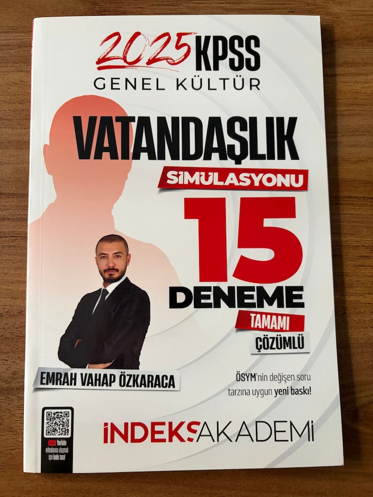 KPSS GENEL KÜLTÜR GENEL YETENEK 5'Lİ DENEME TESTİ İNDEKS AKADEMİ - 5