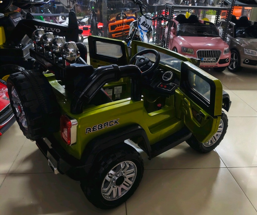 (AnkaCar ÇOCUK oto galeri)12+12 2 MOTOR KUMANDALI AKÜLÜ ARABA JİP - 16