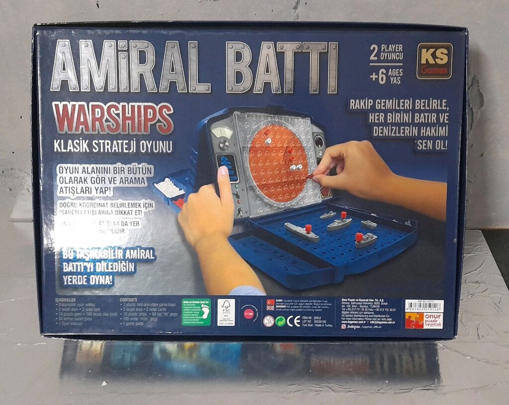 Ks GAMES AMİRAL BATTI KUTU OYUNU - 5