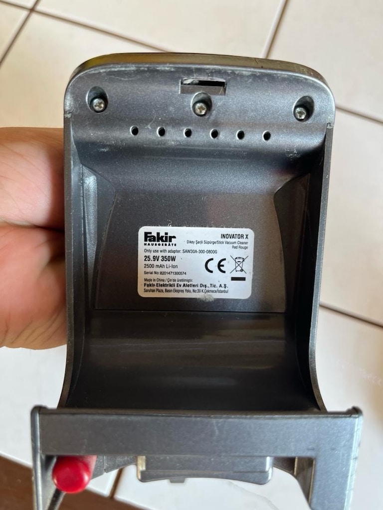 Fakir Inovator X 7272 Şarjlı Dikey Süpürge Gövdesi - 7