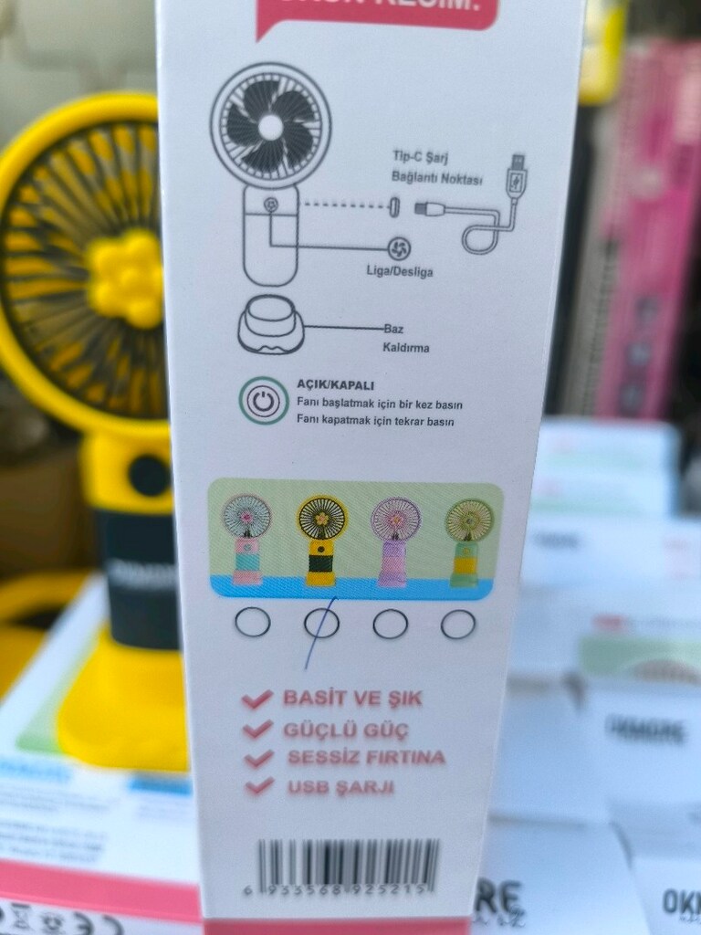 buzz gibi serinletir mini el fanları - 5