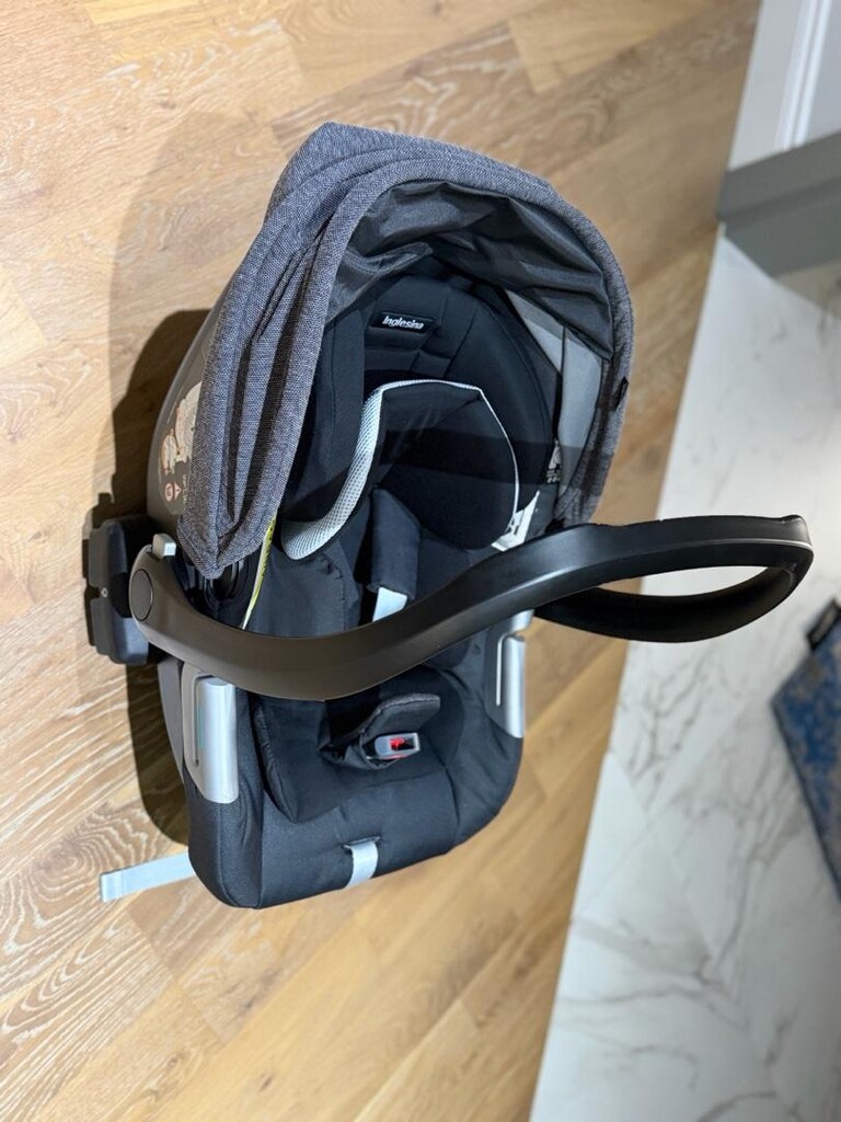 Inglesina Darwin Ana Kucağı / Oto Koltuğu - Upper Black - 4