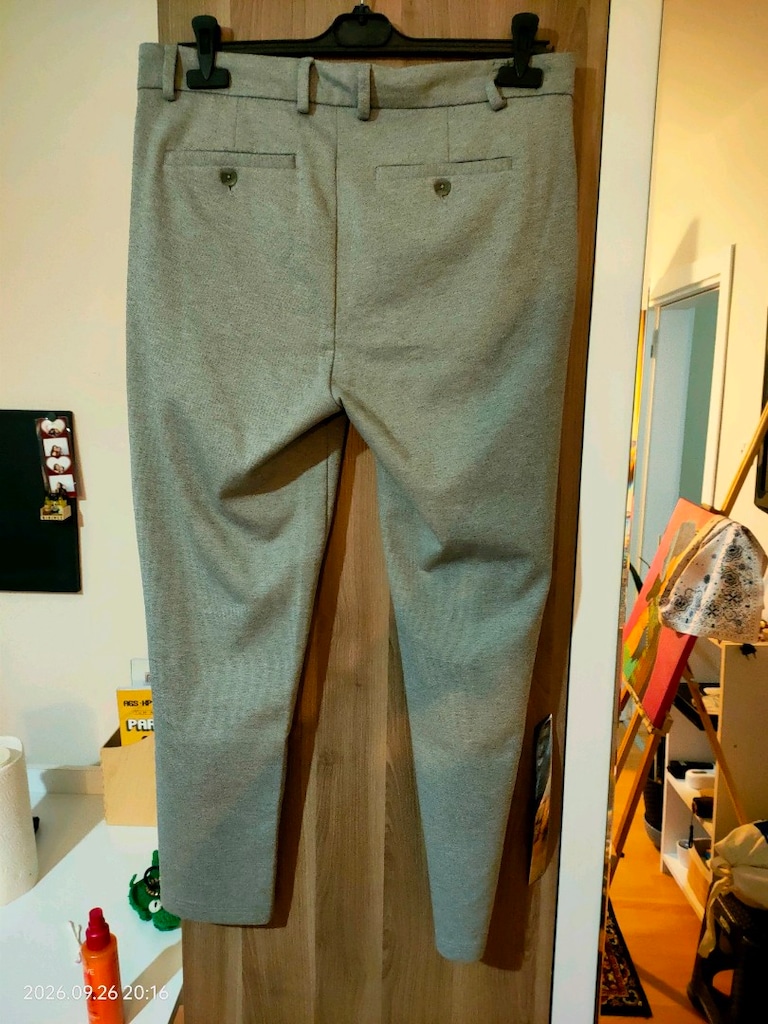 Gri renkli pantalon - 2