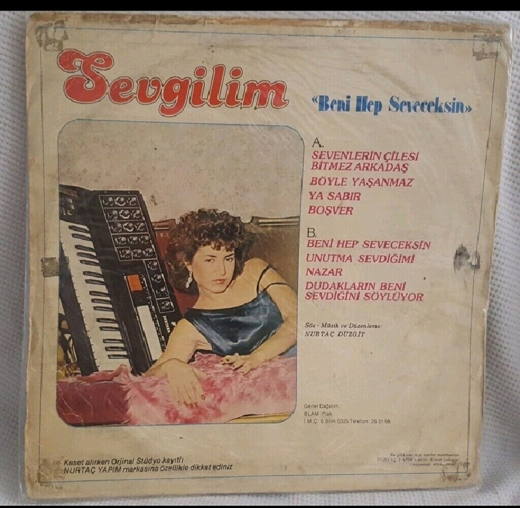 Sevgilim - Asya sabancı düzgit- nadir lp - 2