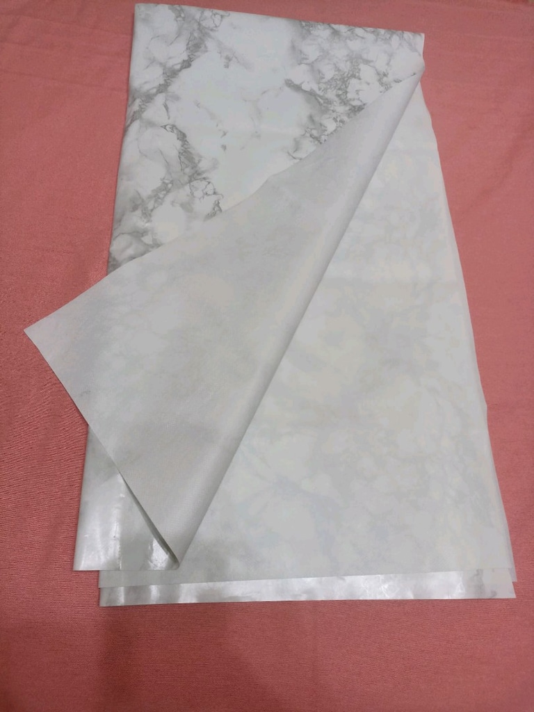 Mermer Desenli PVC masa örtüsü - 4
