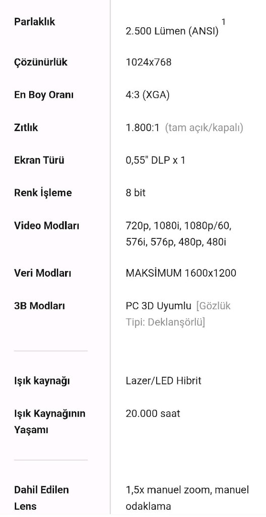 CASİO M141 led projektör.. - 7