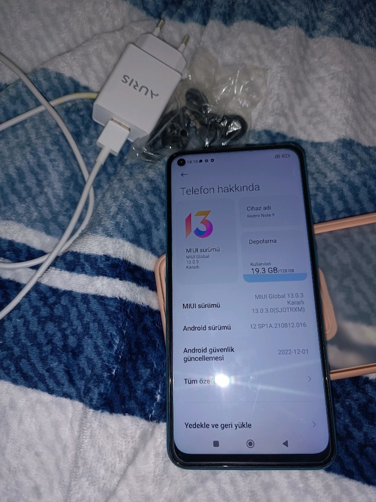 redmi note 9 128gb hafıza 6gb ram yurtiçi cihazı - 7