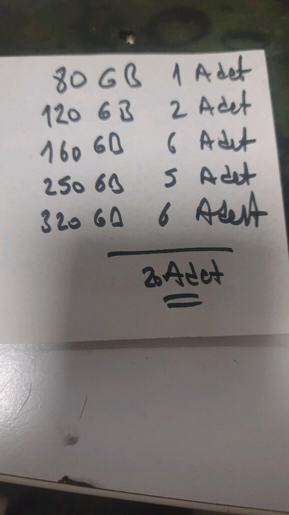 Farklı boyutlarda 20 adet sata laptop harddiski - 2