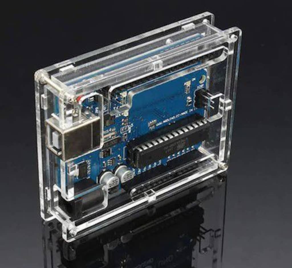 Arduino Uno R3 Akrilik Şeffaf Muhafaza Kutusu - 5