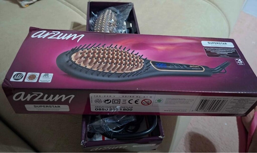 Arzum Superstar Saç Düzleştirici Fırça - 3