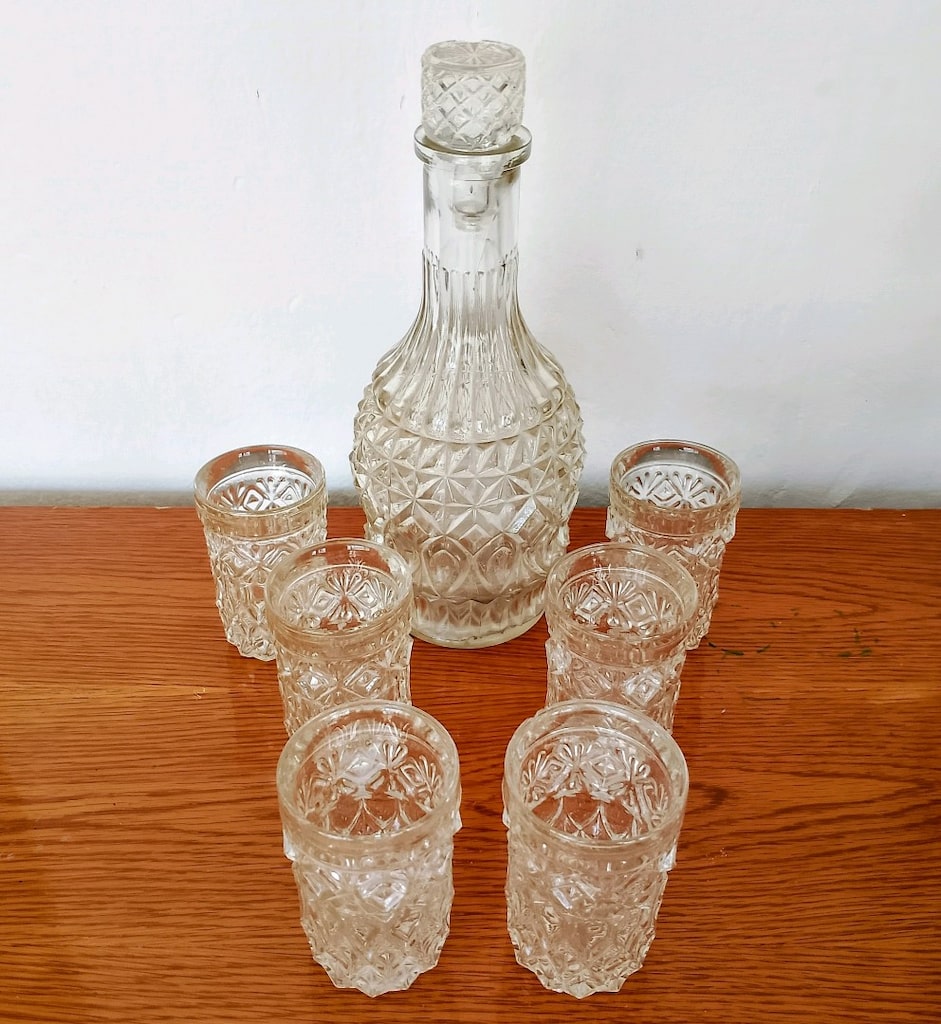 Antika Vintage Kristal Takım - 2