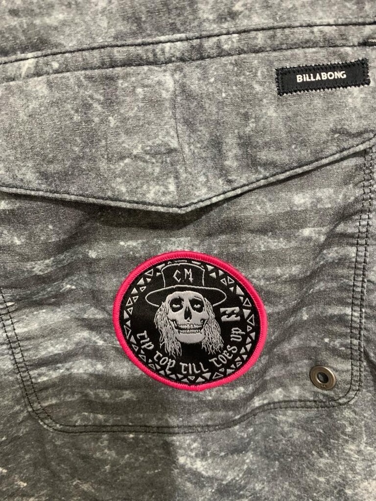 BillaBong 38 beden gri Deniz Şortu - 2