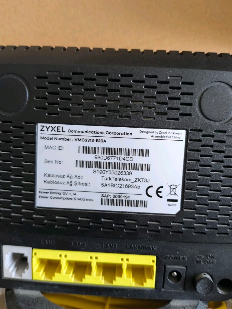 ZYxEL VDSL 2 modem - 2