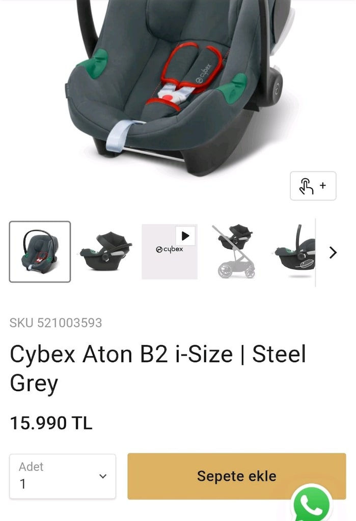 Cybex Ana Kucağı Aton B2 iSize - 10
