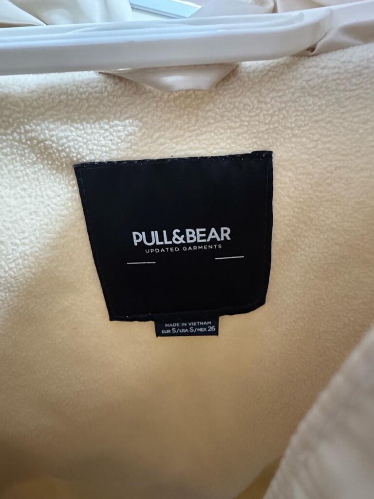 Pull&Bear Kadın Krem Şişme Mont - 5