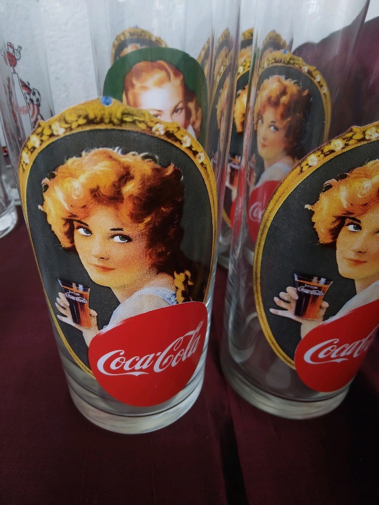Coca-Cola - Pepsi bardak - vintage - 12