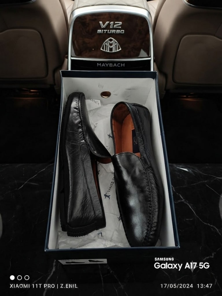 PİLOT"TAN TAMER TANCA ERKEK DERİ LOAFER driving shoes AYAKKABI SIFIR - 9