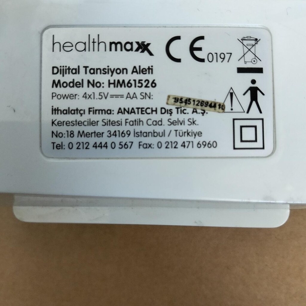 Tertemiz HealthMax Tansiyon Aleti - Tansiyon Ölçer - 6