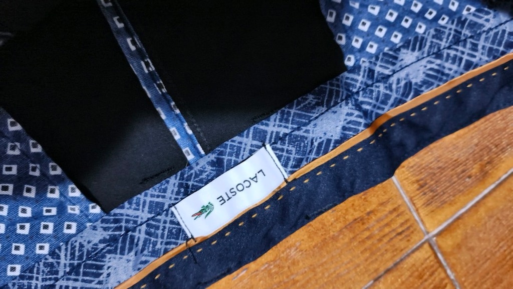 Lacoste hafif likralı pantolon. - 4