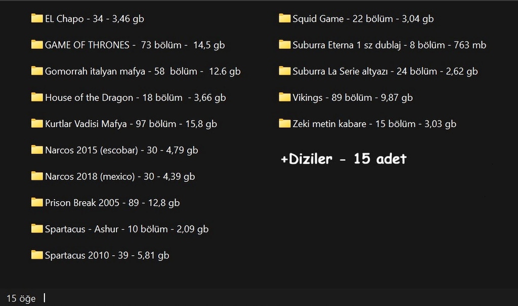 Dizi Box Setler - 8