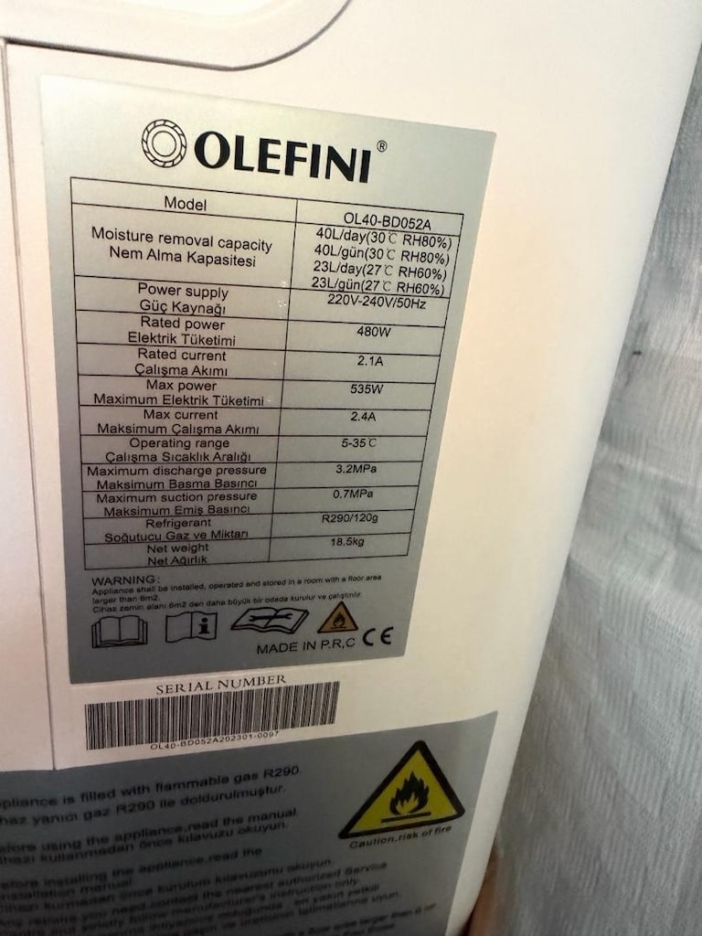 Olefini Nem Alma Cihazı - 2