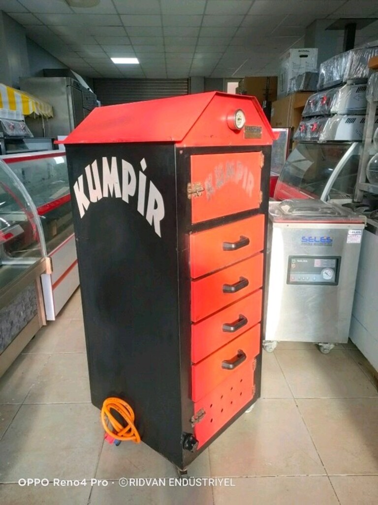 kumpir fırını tüplü ısıtmalı kumpir fırın kumpir makinesi - 13