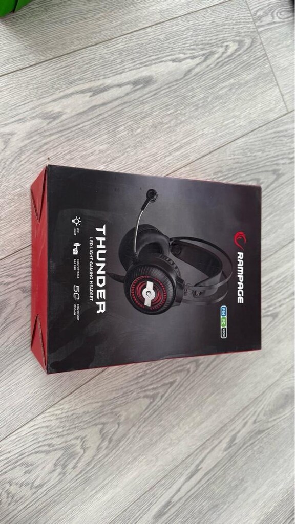 Rampage Thunder RGB Rainbow mikrofonlu ışıklı kulaklık - 3