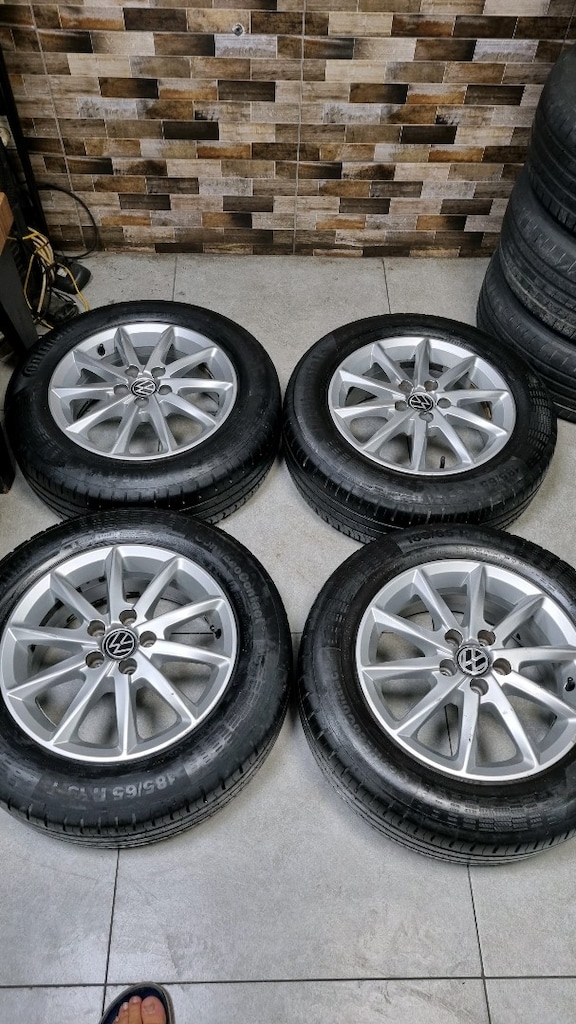 AYDİLEK JANT LASTİK PLUS 15 5X100 VOLKSWAGEN JANT TAKIMI OLUP 185 65 1 - 10