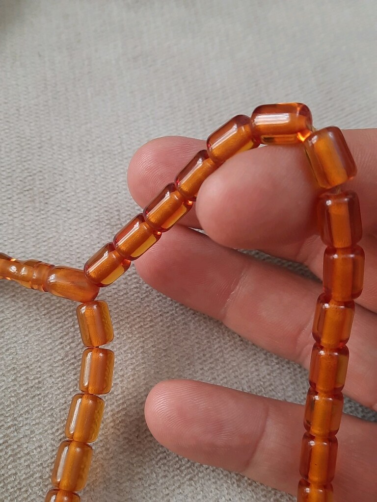 Sıkma kehribar günlük çekim tesbih - 3