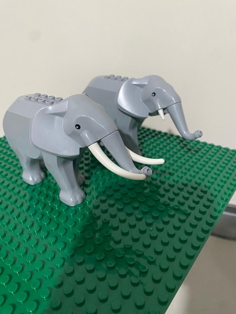Lego erkek ve dişi fil figürleri - 7