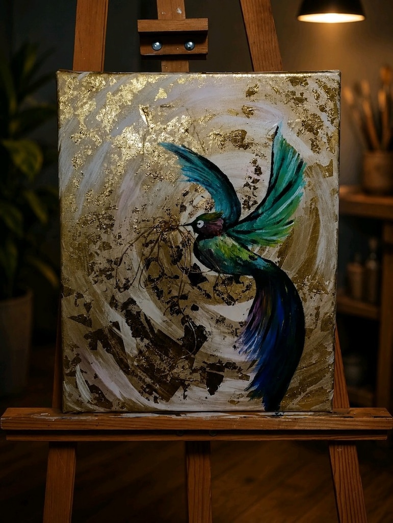 35X50 imzalı duvar tablosu - 3