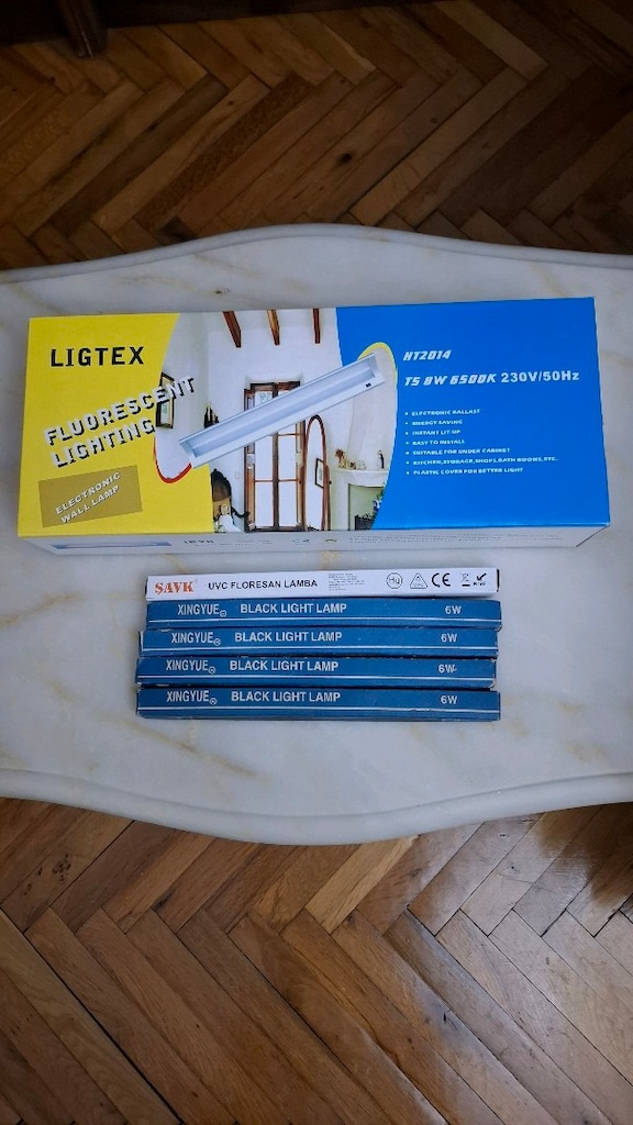 6W Ultraviyole Floresan ve armatürü - 4
