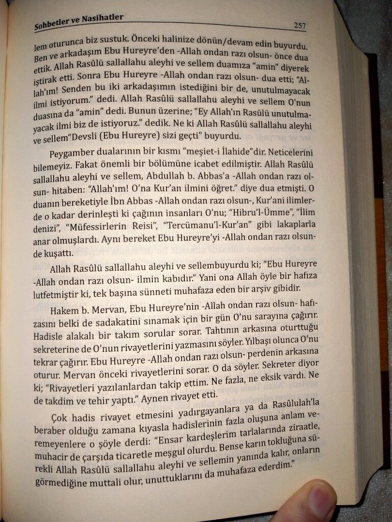 Dini kitap Sahihi Buhariden Sohbetler ve Nasihat ler. Hadisi şerifler - 10