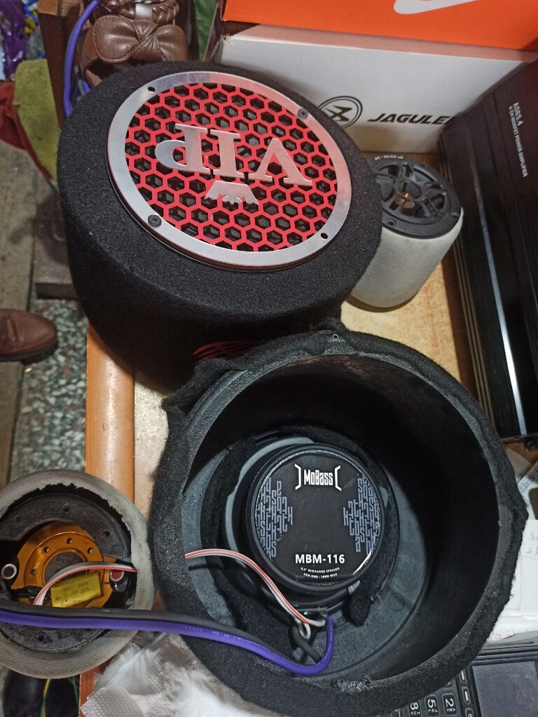sıfır ayarında 4KANAL oto anfi 16cm mobas midrençler forx dome tiveter - 3