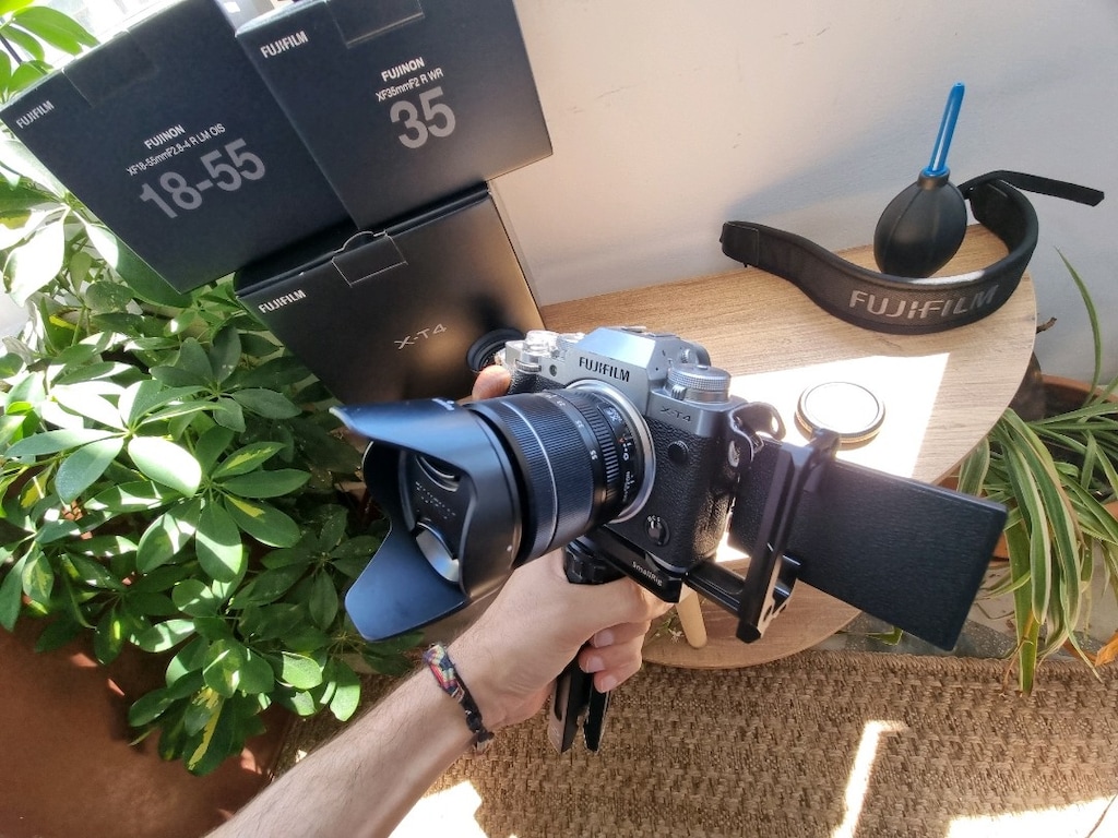 Fujifilm XT4 fotoğraf makinesi + 2 Orijinal Lens / Tam Set - 7
