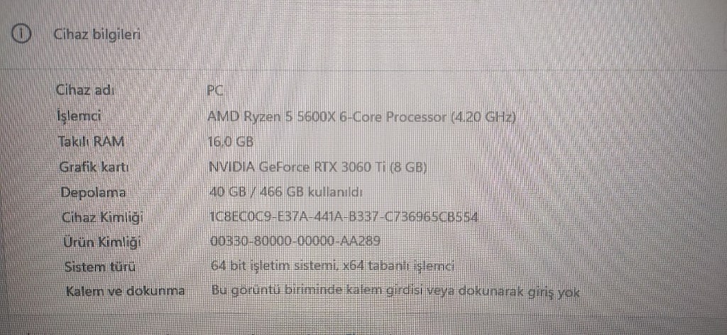 Temiz Kullanılmış RTX 3060 Ti Dual OC & Ryzen 5 5600X Gaming PC - 4