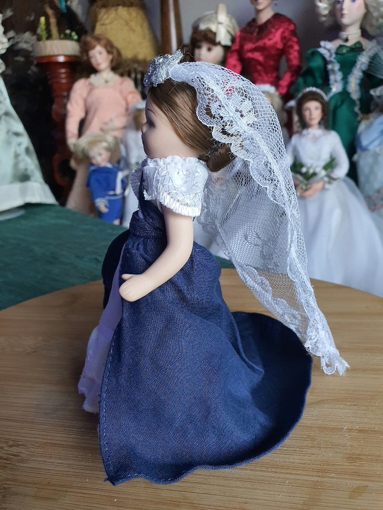 minik porselen bebek vintage biscuit - 7