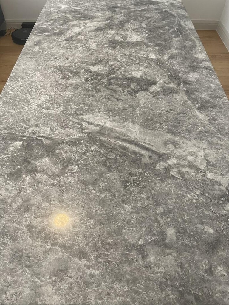 SIFIR, GERÇEK MERMER MASA, TUNDRA GREY - 5
