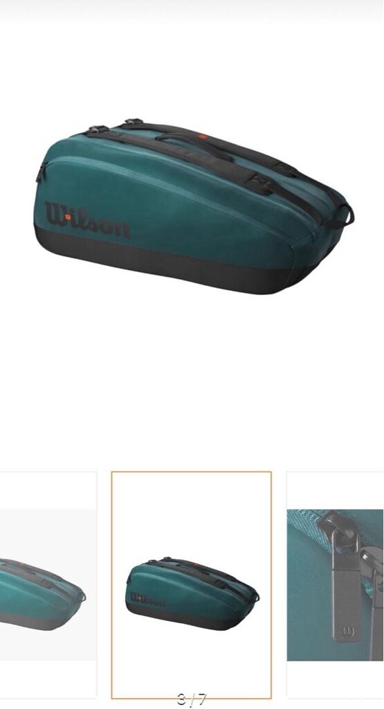 wilson blade v9 model 9 raketlik sıfır tenis çantası probag - 3
