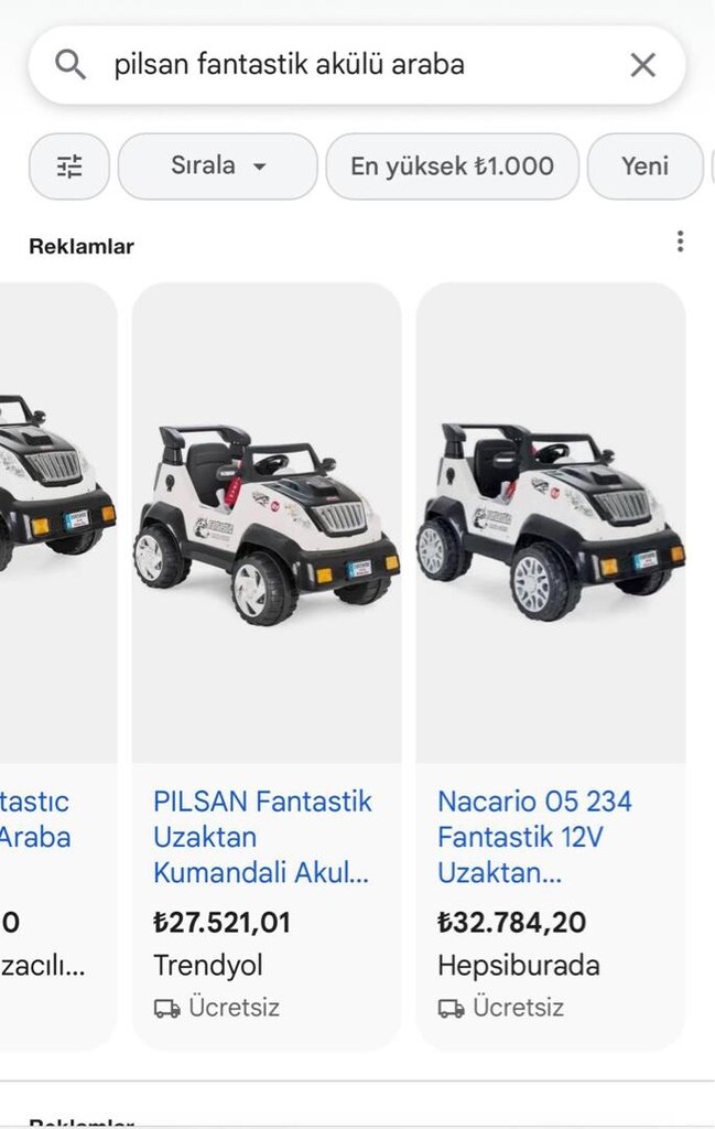 Pilsan 12 volt akülü araba - 6