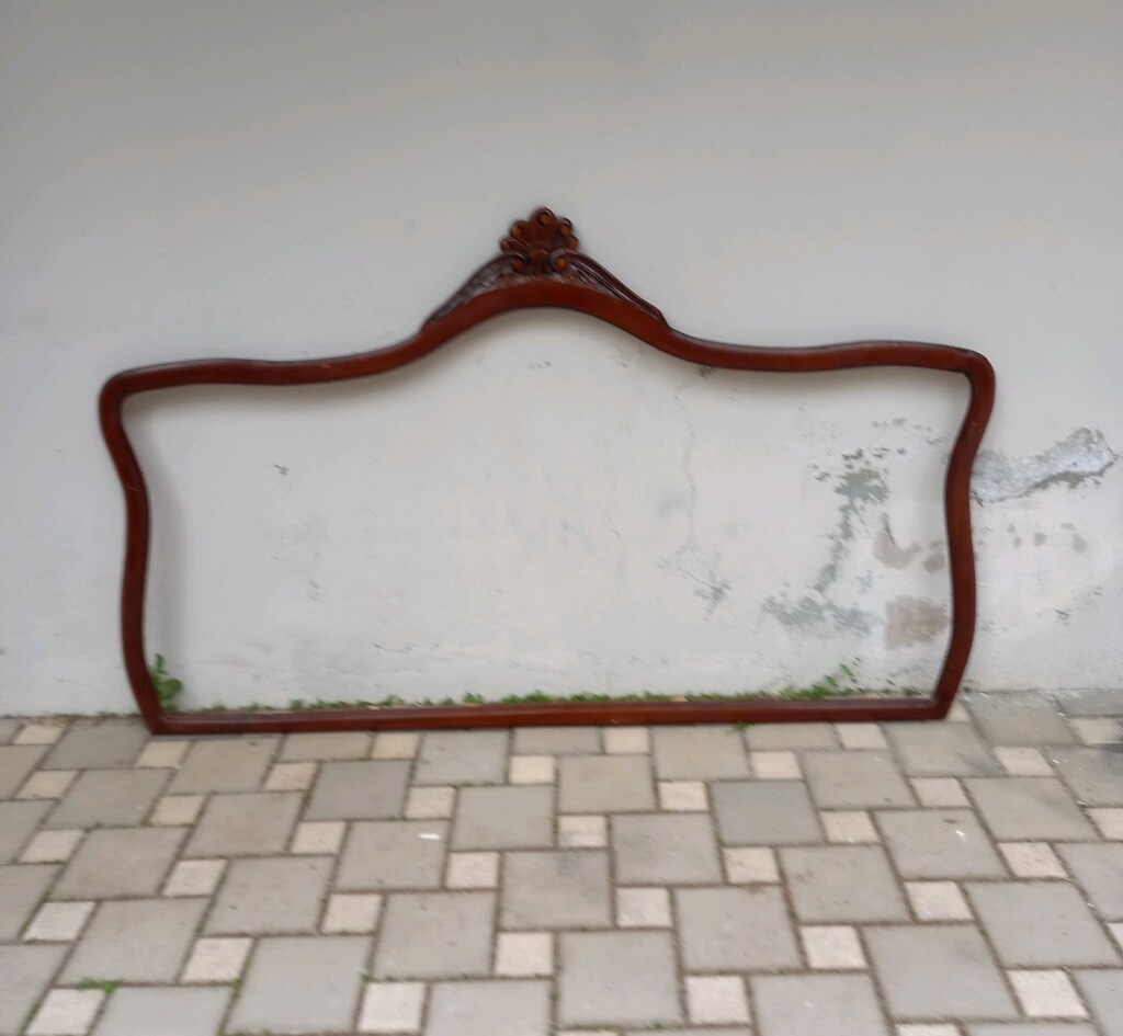 ART NOUVEAU TARZI MEŞE AYNA ÇERÇEVESİ - 5